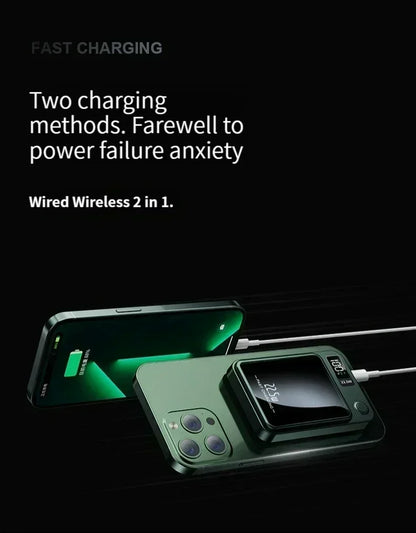 Magnetic Power Bank 50000mAh Large Capacity Wireless Fast Charging