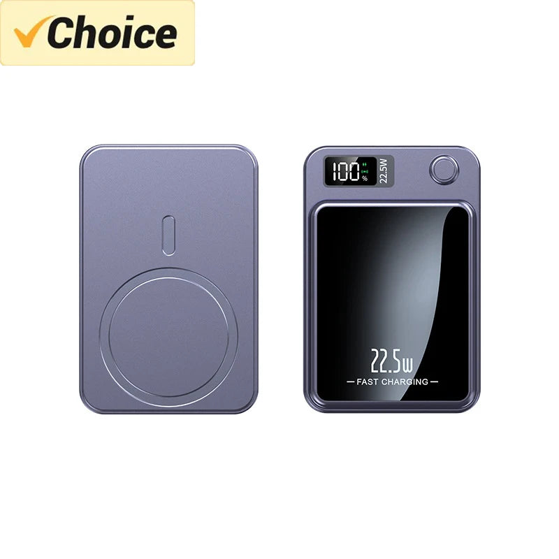 Magnetic Power Bank 50000mAh Large Capacity Wireless Fast Charging