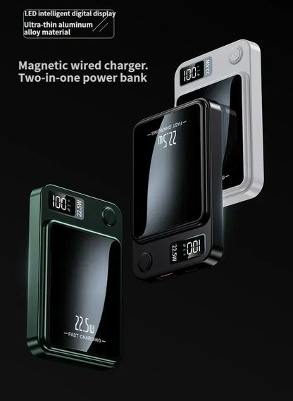 Magnetic Power Bank 50000mAh Large Capacity Wireless Fast Charging