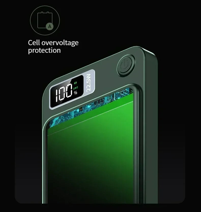 Magnetic Power Bank 50000mAh Large Capacity Wireless Fast Charging