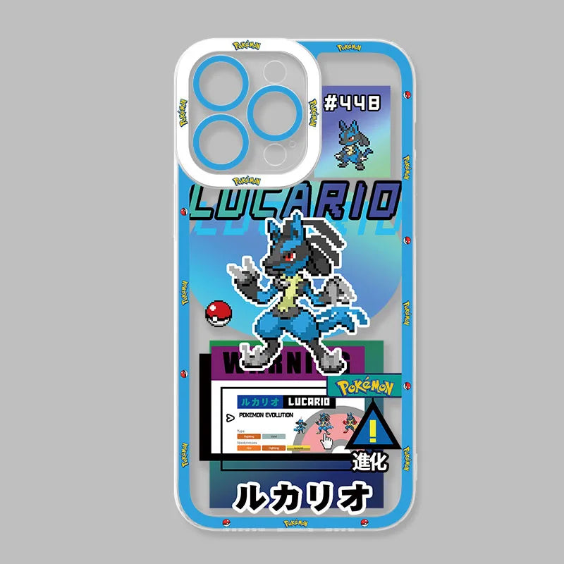 Anime P-Pokemon Cool Mewtwo Phone Case For iPhone 17 Air 15 14 13 12 11 Pro Max 16 15 14 Plus Shockproof Soft Silicone Cover