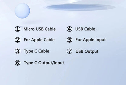 New Magnetic Power Bank 20000mAh Fast Charging Wireless W/ Cables Stand for IPhone Magsafe Powerbank Portable External Battery