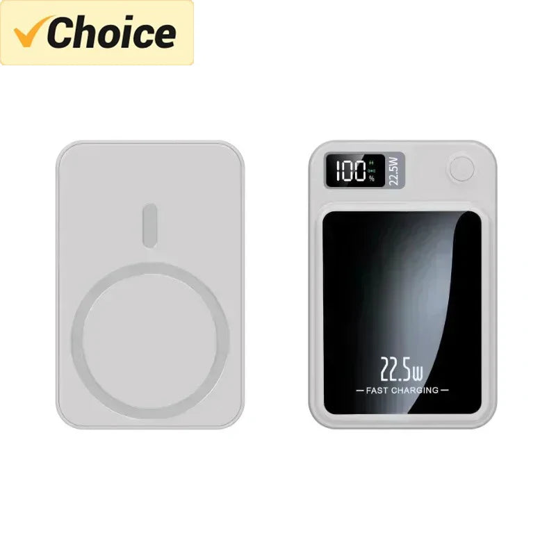 Magnetic Power Bank 50000mAh Large Capacity Wireless Fast Charging