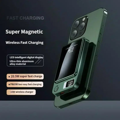 Magnetic Power Bank 50000mAh Large Capacity Wireless Fast Charging