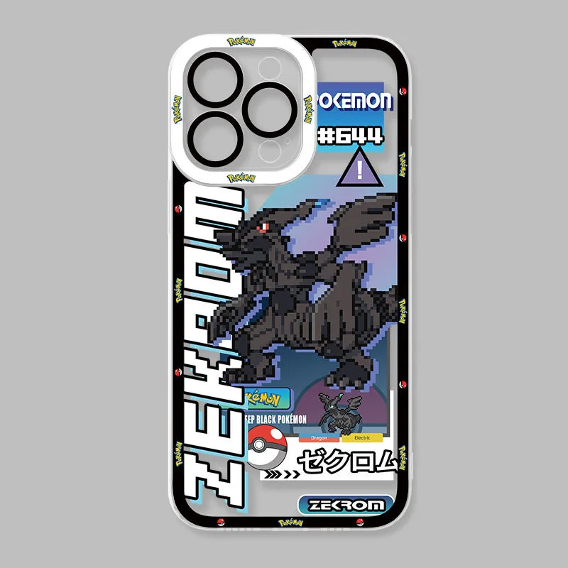 Anime P-Pokemon Cool Mewtwo Phone Case For iPhone 17 Air 15 14 13 12 11 Pro Max 16 15 14 Plus Shockproof Soft Silicone Cover