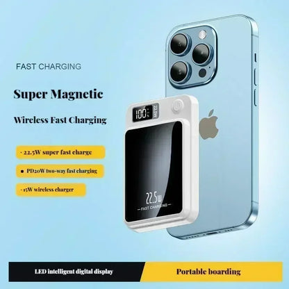 Magnetic Power Bank 50000mAh Large Capacity Wireless Fast Charging