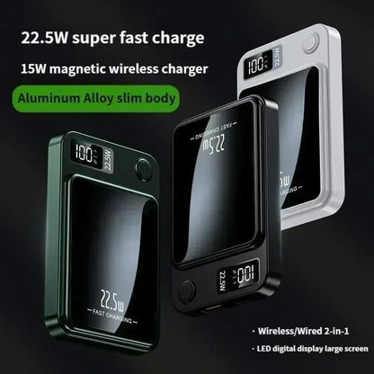 Magnetic Power Bank 50000mAh Large Capacity Wireless Fast Charging