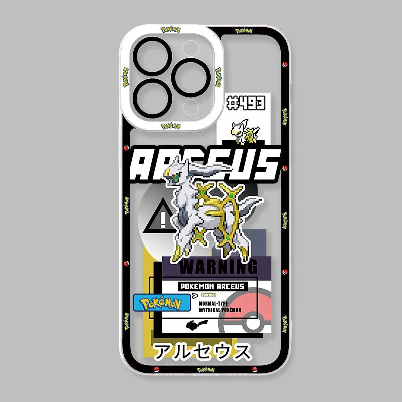 Anime P-Pokemon Cool Mewtwo Phone Case For iPhone 17 Air 15 14 13 12 11 Pro Max 16 15 14 Plus Shockproof Soft Silicone Cover