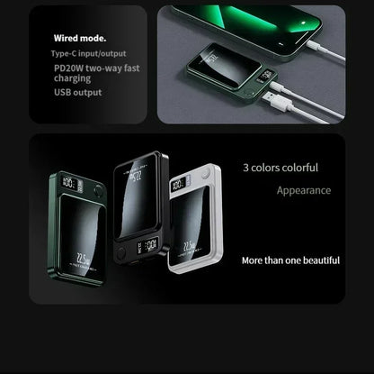 Magnetic Power Bank 50000mAh Large Capacity Wireless Fast Charging